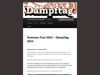 dampftag.ch Webseite Vorschau