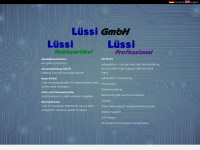 luessi.ch Webseite Vorschau