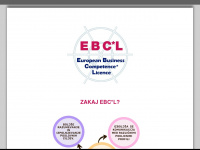 ebcl.si Webseite Vorschau