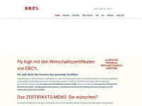 ebcl.eu Webseite Vorschau
