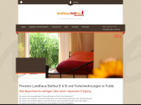 landhaus-bettina.de Webseite Vorschau