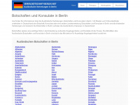 botschaft-berlin.net Webseite Vorschau