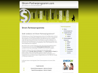 strom-partnerprogramm.com Webseite Vorschau