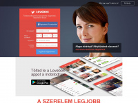lovebox.hu Webseite Vorschau