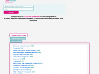 jobinfo.hu Webseite Vorschau