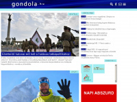 gondola.hu Webseite Vorschau