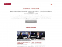 praesta.fr Webseite Vorschau
