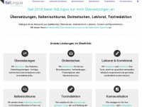 itallingua.eu Webseite Vorschau