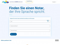 notaries-directory.eu Webseite Vorschau