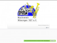 musikverein-woessingen.de Webseite Vorschau