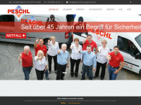peschl-sicherungstechnik.de Webseite Vorschau