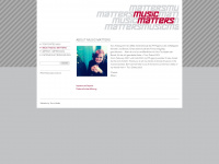 musicmatters.de Webseite Vorschau
