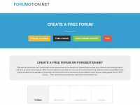 forumotion.net Webseite Vorschau