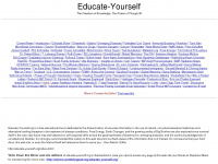 educate-yourself.org Webseite Vorschau