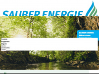 sauberenergie.de Webseite Vorschau