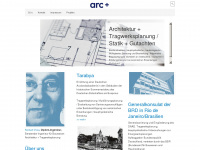 arc-plus.net Webseite Vorschau