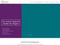 kavousi-orientteppiche.de Webseite Vorschau
