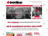 treeline.de Webseite Vorschau
