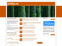 pridej.cz Webseite Vorschau
