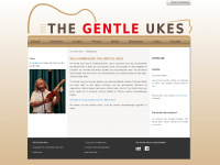 the-gentle-ukes.de Webseite Vorschau