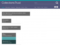 collectionstrust.org.uk Webseite Vorschau