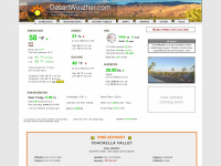 desertweather.com Webseite Vorschau