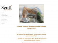 kaffeeroesterei-senti.ch Webseite Vorschau
