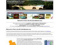 khaolakbeach.com Webseite Vorschau