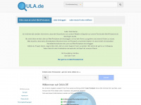 qula.de Webseite Vorschau