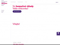 bksbank.sk Webseite Vorschau