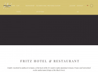 fritz-hotel-weil.de Webseite Vorschau