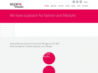 style-and-brands.com Webseite Vorschau