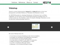 hescomshop.de Webseite Vorschau