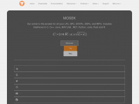 mosek.com Webseite Vorschau