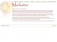 maikatze.de Webseite Vorschau