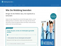 mobbing-beenden.de Webseite Vorschau