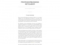 professorbunsen.wordpress.com Webseite Vorschau