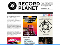 recordplanet.nl Webseite Vorschau
