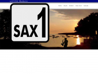 sax1.de Webseite Vorschau