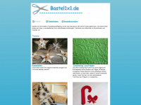 bastel1x1.de Webseite Vorschau