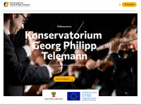 telemann-konservatorium.de Webseite Vorschau