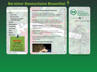 barnimer-baumschulen.de Webseite Vorschau