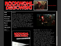 rockwohldegowski.de Webseite Vorschau