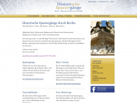 historigaenge-berlin.de Webseite Vorschau