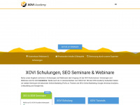 xovi-academy.de Webseite Vorschau