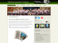 akkordeon-harmonists.com Webseite Vorschau