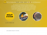 wolffsystem.de Webseite Vorschau