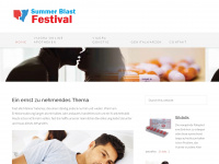 summerblast-festival.de Webseite Vorschau