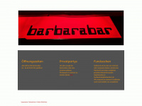 barbarabar.de Webseite Vorschau