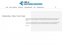 abc-of-snowboarding.com Webseite Vorschau